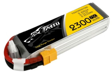TAA23003S75X6 TATTU 2300mAh 11,1V 75C 3S1P Lipo-Akkupack mit XT60